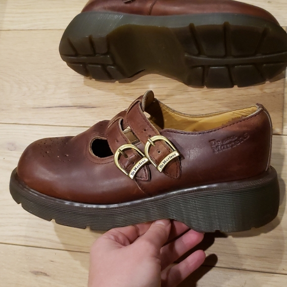 Dr. Martens Shoes - Vtg England mary janes 2 buckle strap 8065 sz 7